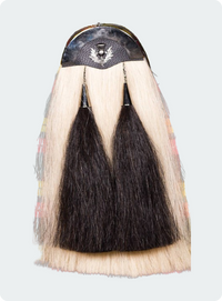 Custom Made Leather Cantle Horse Hair Kilt Sporran