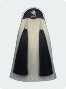 Sporran de Kilt de Crin de Caballo Hecho a Medida con Cantle de Plata