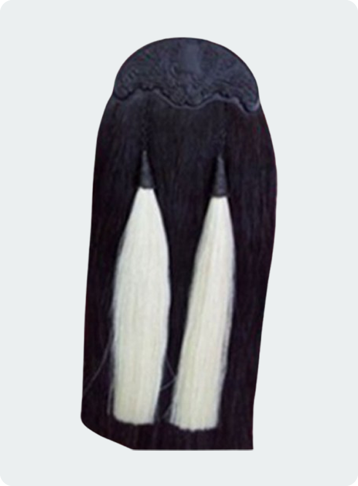 Custom Made Scottish Black Horse Hair Kilt Sporran