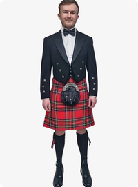 Black Argyle Kilt Outfit