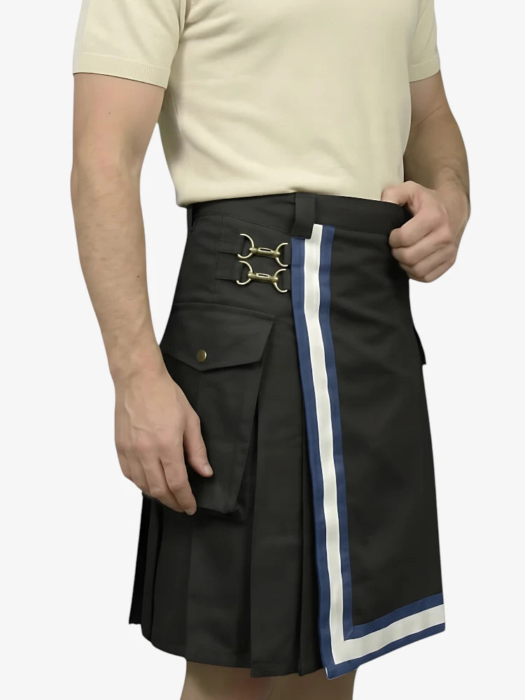 Kilt Bombero Negro