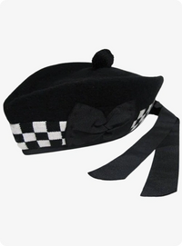 Black Glengarry Hat