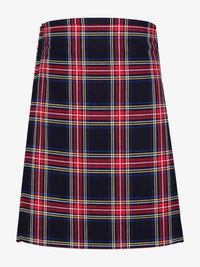 Black Stewart Tartan Kilt Front