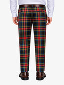 Black Stewart Tartan Trouser Back