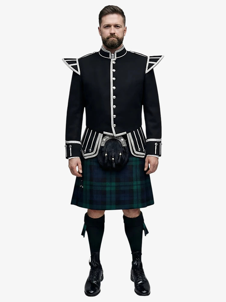 Conjunto Kilt Doublet en tartán Black Watch
