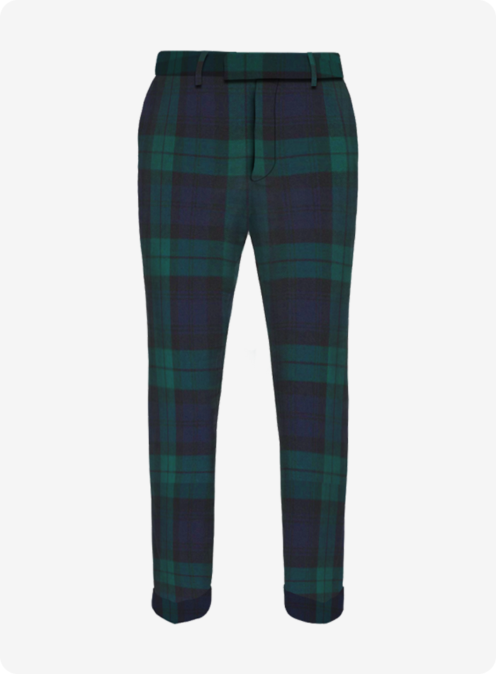 Custom Made Black Watch Tartan Pant