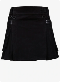 Black Women Utility kilt
