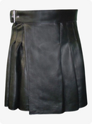 Black Women's Leather Kilt