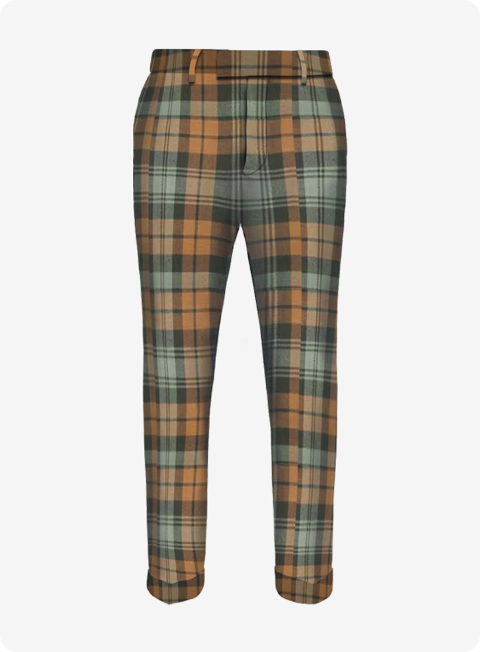 Custom Made Blackwatch Weathered Tartan Pant