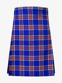 Blue Rust Tartan Kilt Front