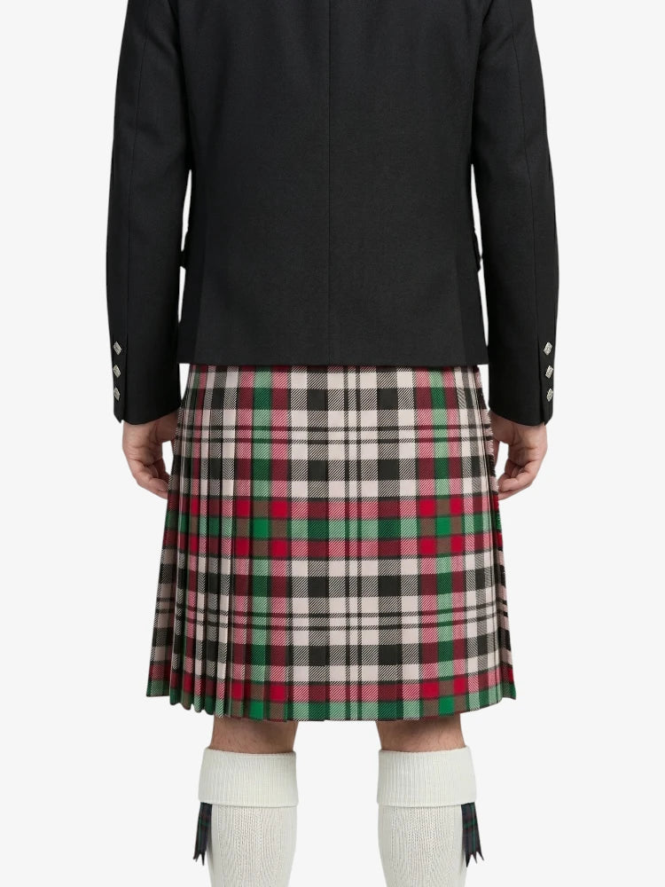 Borthwick Dress Tartan Kilt Back