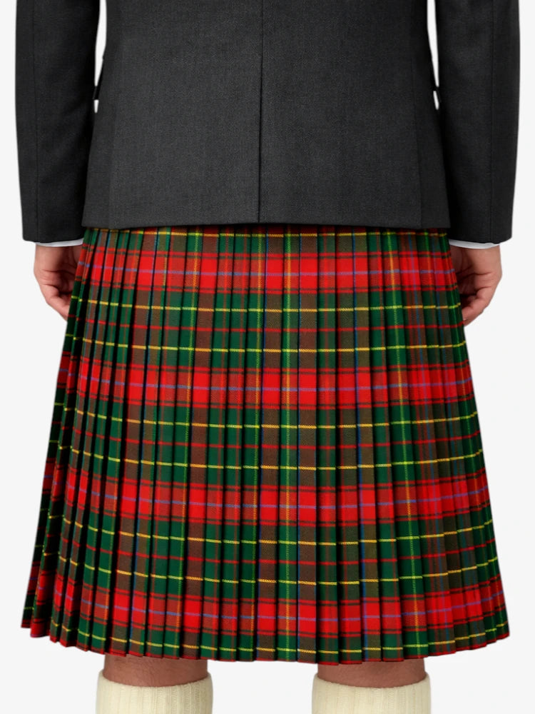 Burnett Tartan Kilt Model Back