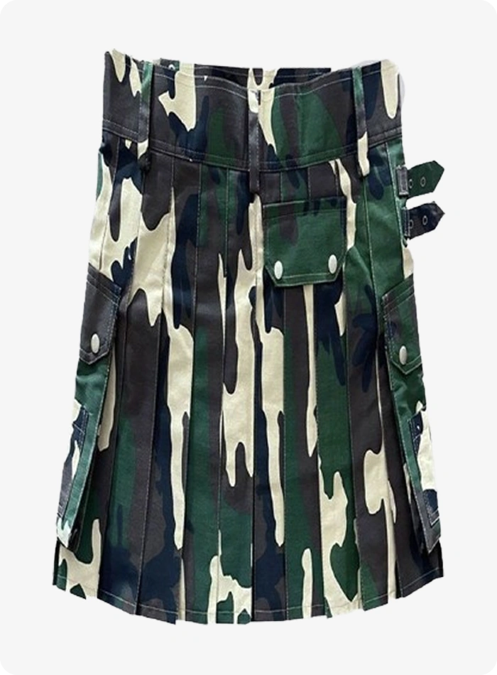 Custom Camo Woodland Kilt