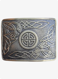 Celtic Knot Work Kilt Belt Buckle