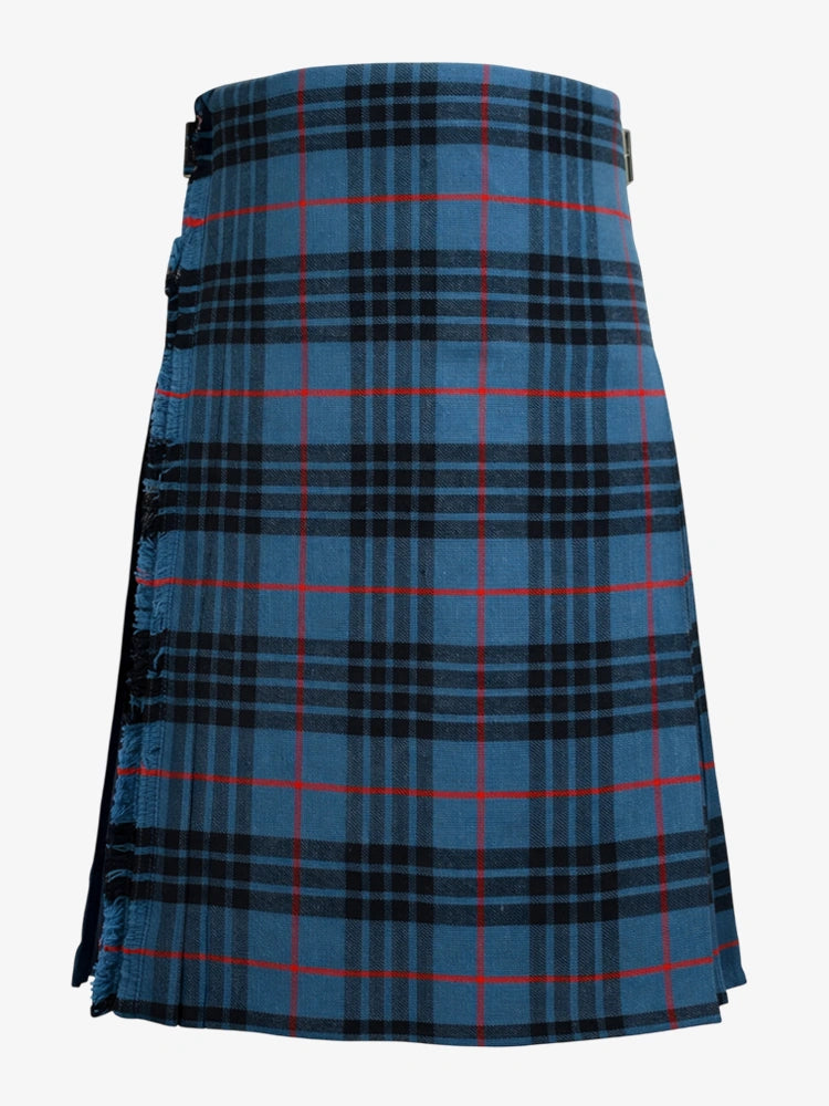 Clan Mackay Blue Ancient Tartan Kilt Front