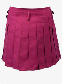 Cotton Jeans Pink Utility Kilt