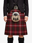 Crawford Tartan Kilt Model Front