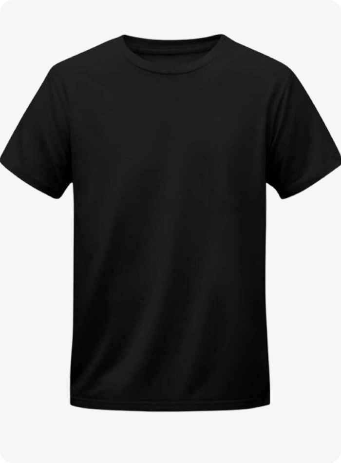 Custom Made Black T-Shirt