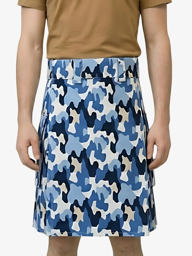 Kilt Utility Camuflaje Azul Hecho a Medida