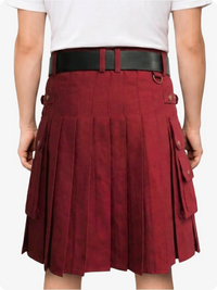 Burgundy Utility Kilt