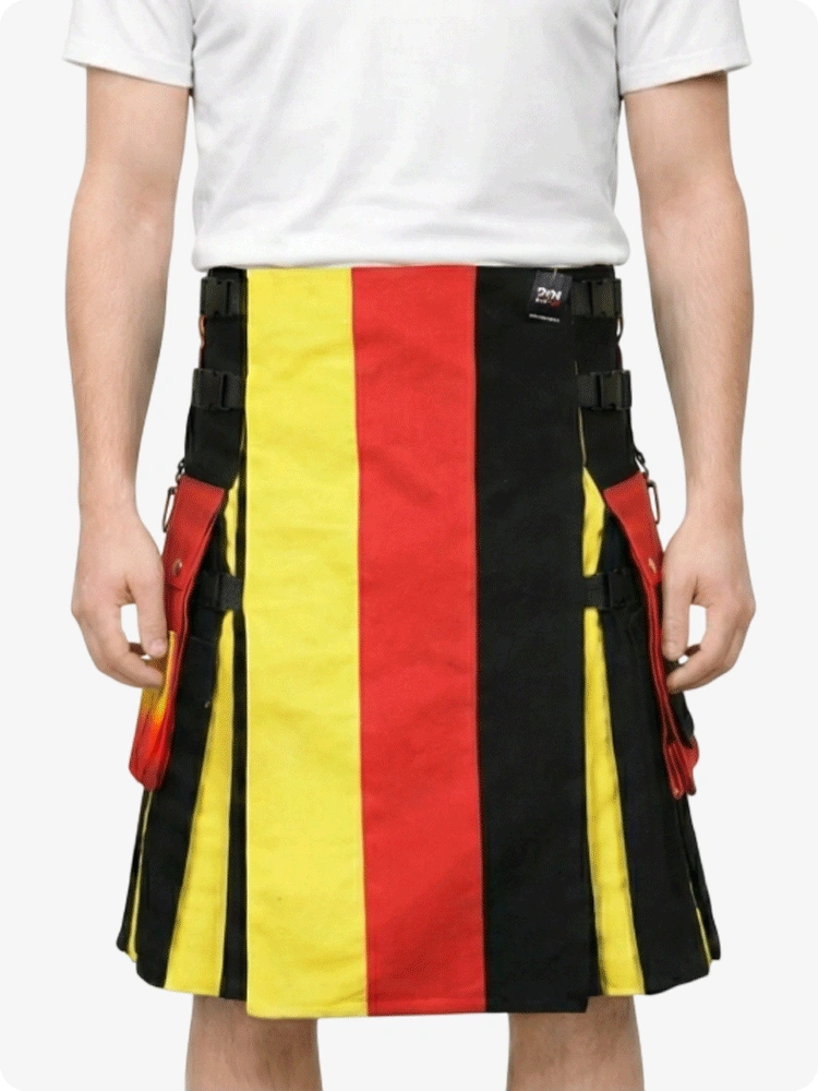 Custom Made German Flag Patriot Utility Kilt