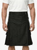 Gothic Fashion Black Utility kilt