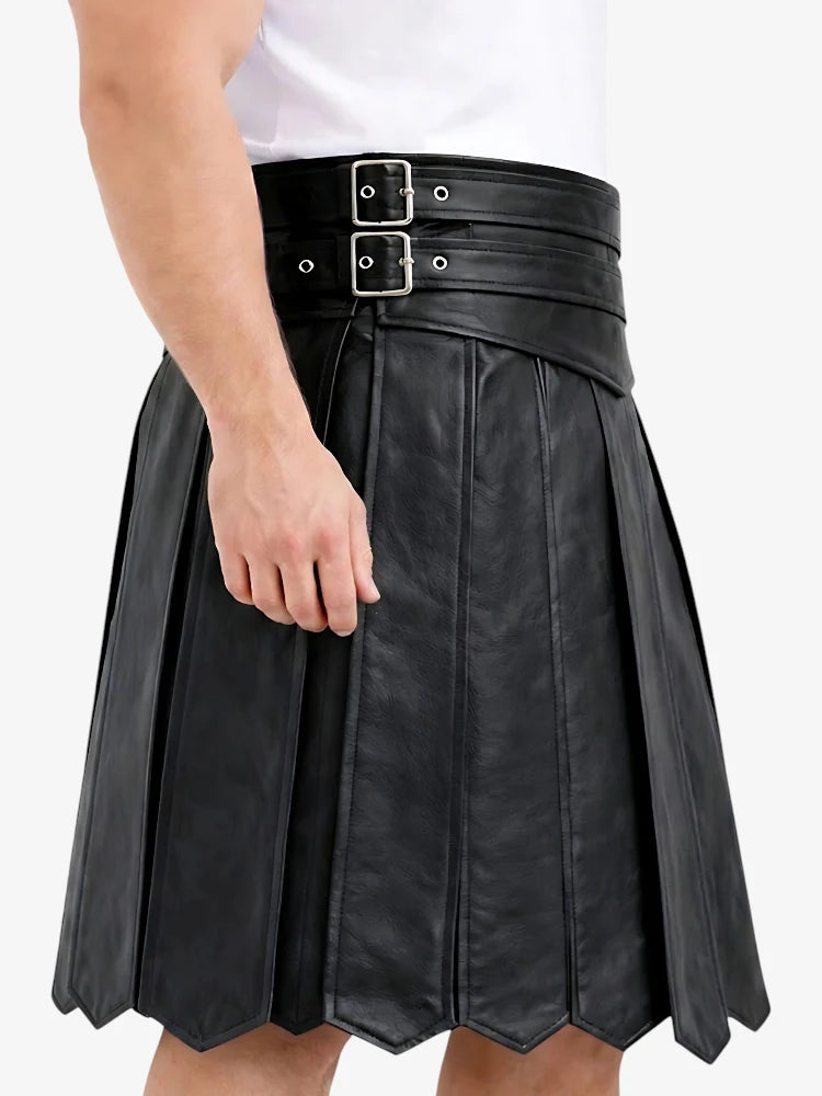 Kilt de cuero de gladiador romano hecho a medida