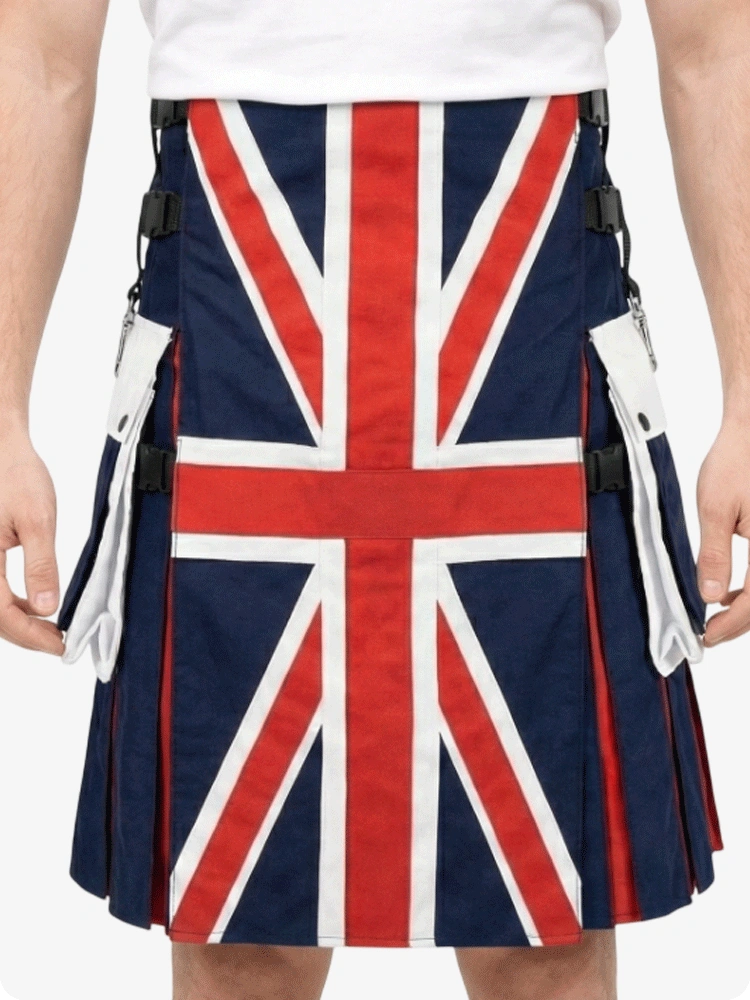 Custom Made UK Flag Hybrid Utility Kilt
