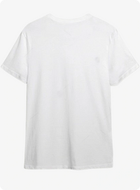 Custom Made White T-Shirt Back