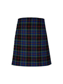Plaid kilt on a white background