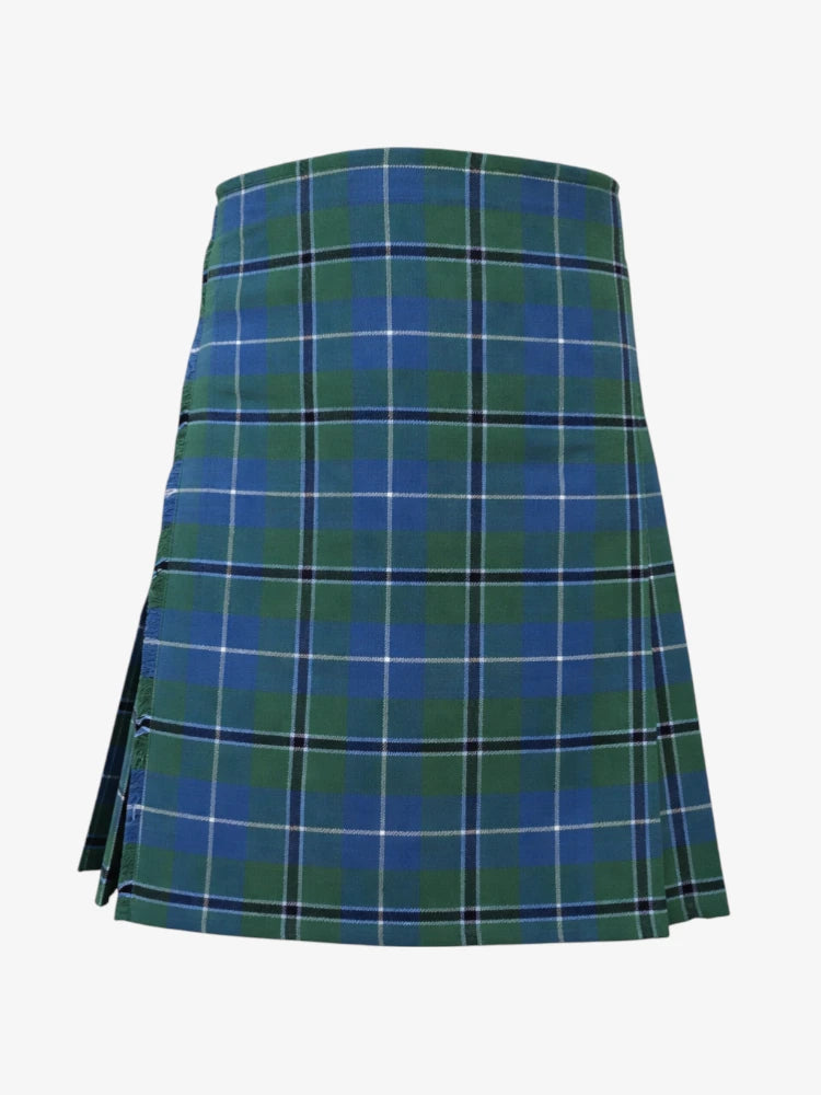 Douglas Blue Ancient Tartan Kilt Front