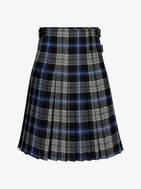 Plaid kilt with a white background
