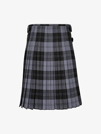 Plaid kilt on a white background