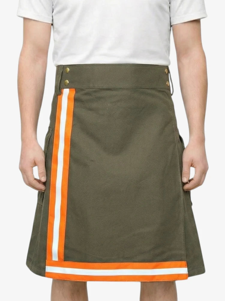 Kilt Bombero con Franja Reflectante