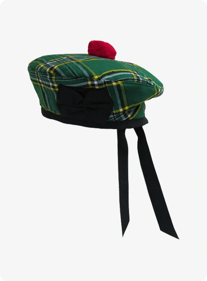 Custom Made Green Irish National Balmoral Hat