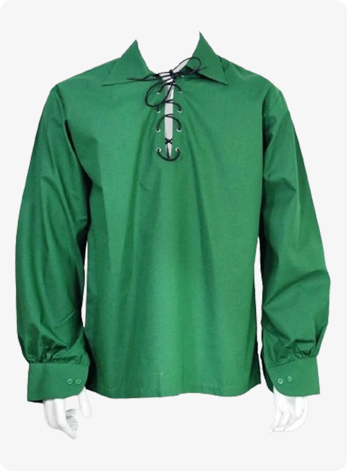Custom Made Green Jacobite Ghillie Shirt