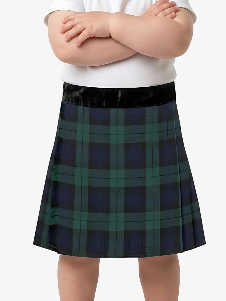 Kilt para bebé Black Watch hecho a mano