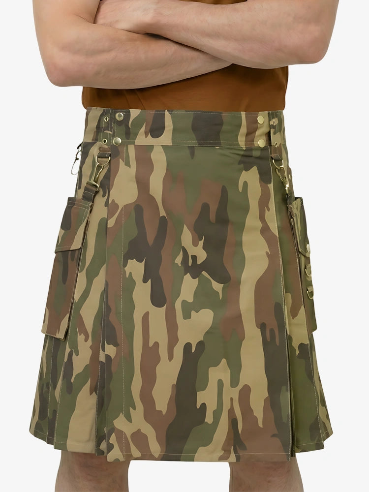 Kilt Táctico Militar Camuflaje Hecho a Mano