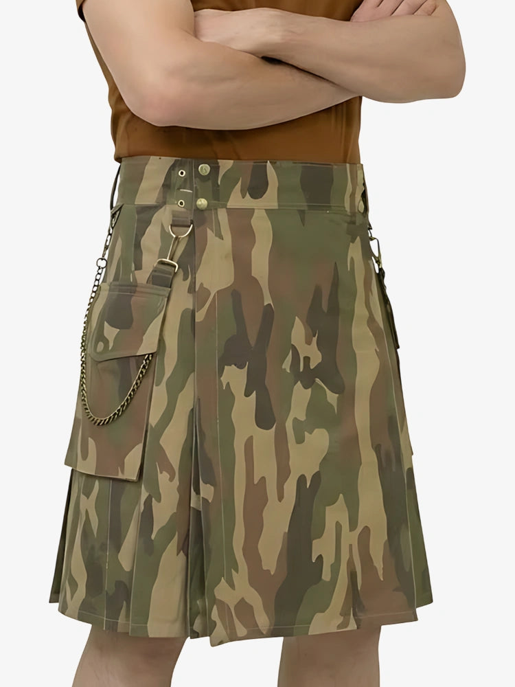Kilt Táctico Militar Camuflaje Hecho a Mano