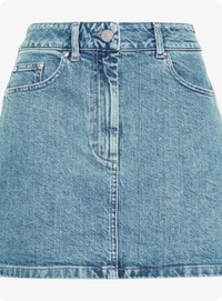 High Quality Sky Blue Denim Skirt