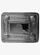 Intricate Celtic Knot Work Kilt Belt Buckle