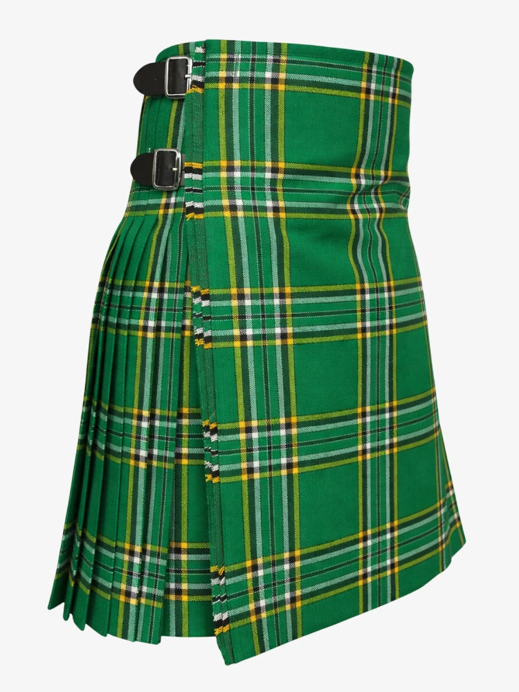 Irish Green Tartan Kilt Right Side