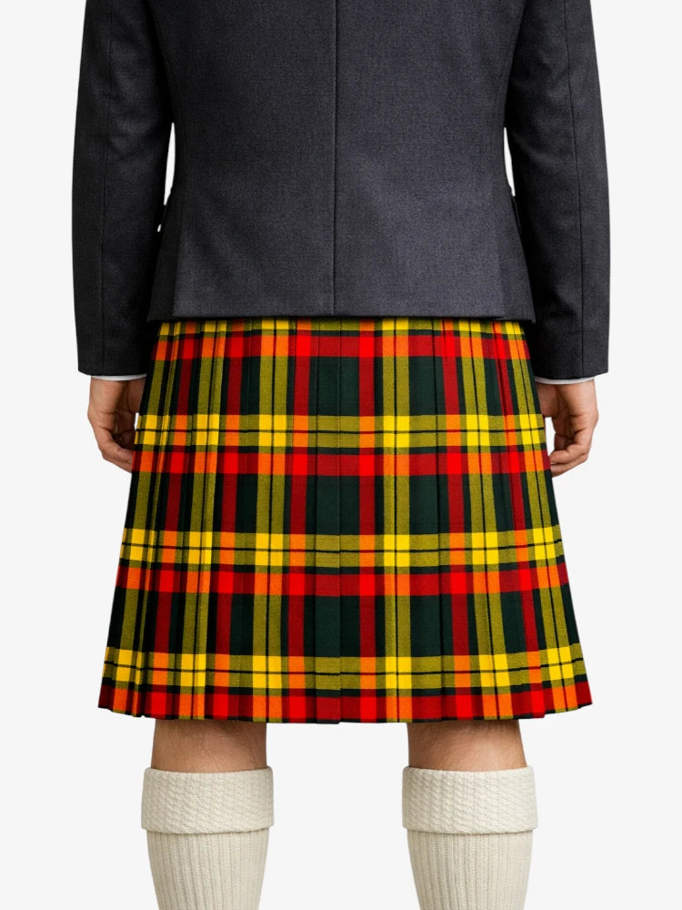 MacMillan Tartan Kilt Model Back