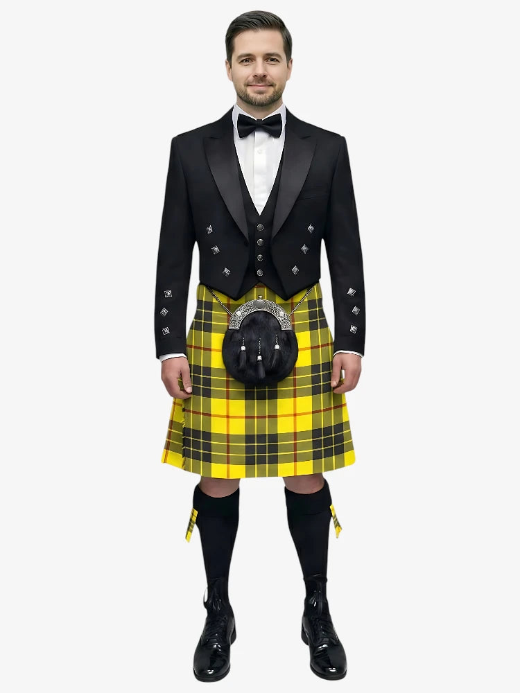 Conjunto de Kilt Prince Charlie en Tartan Macleod of Lewis