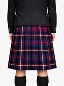 Masonic Tartan Kilt Model Back