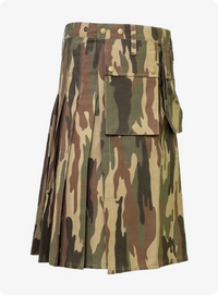 Handmade Military Camo Tactical Kilt