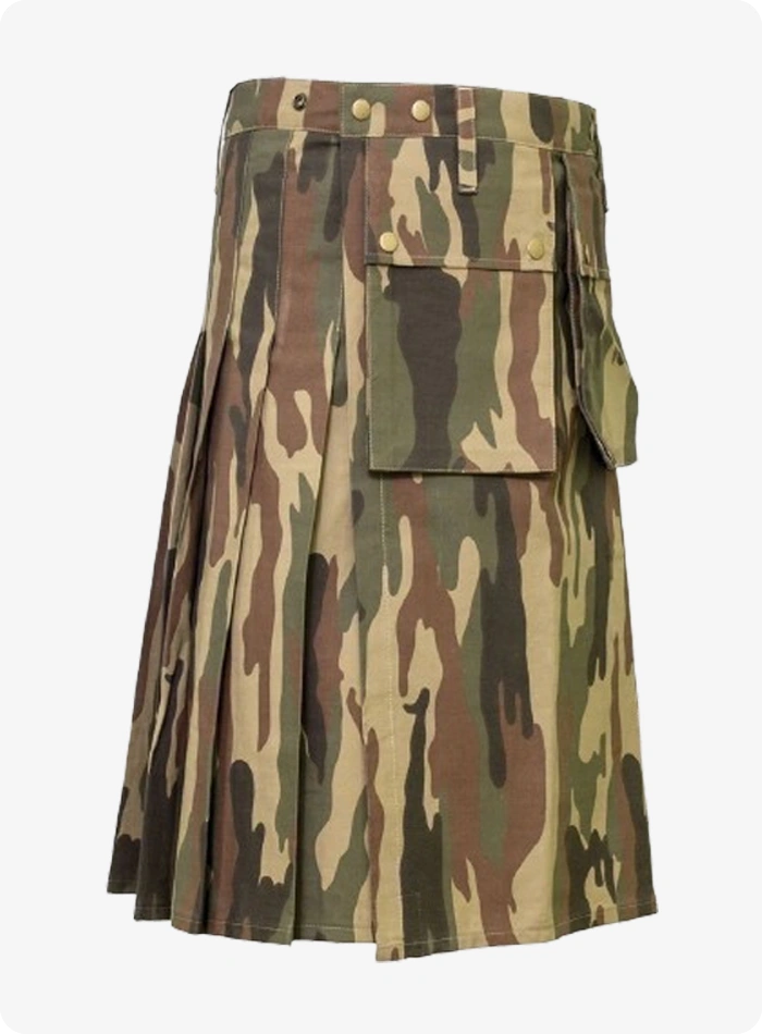 Handmade Military Camo Tactical Kilt