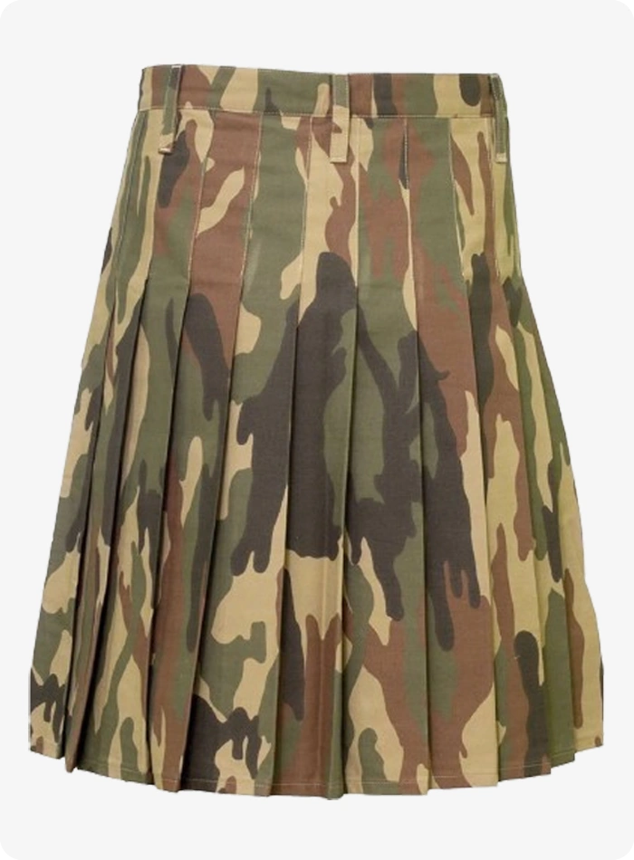 Handmade Military Camo Tactical Kilt