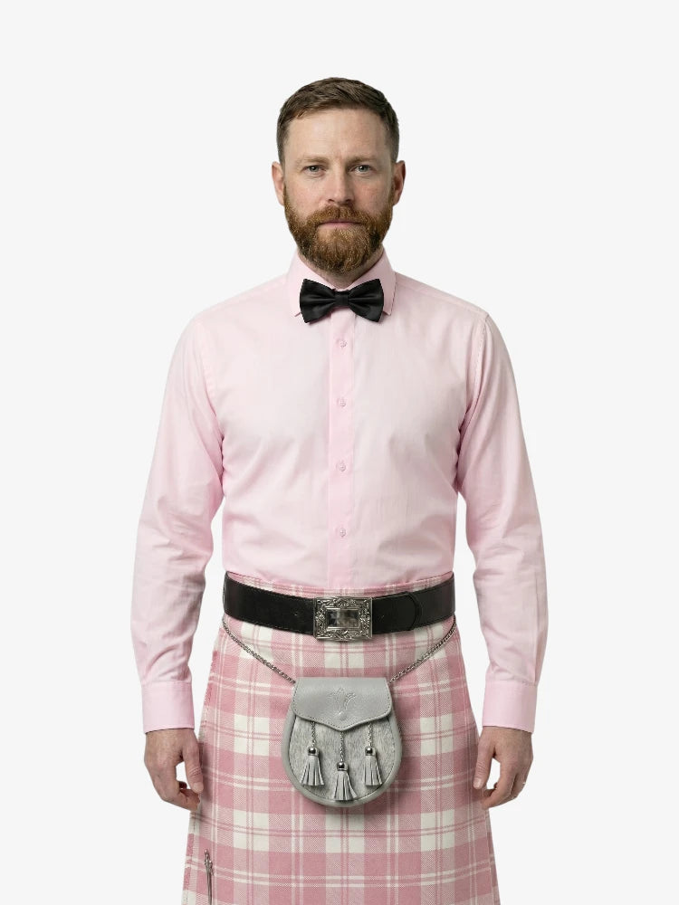Camisa rosa hecha a medida