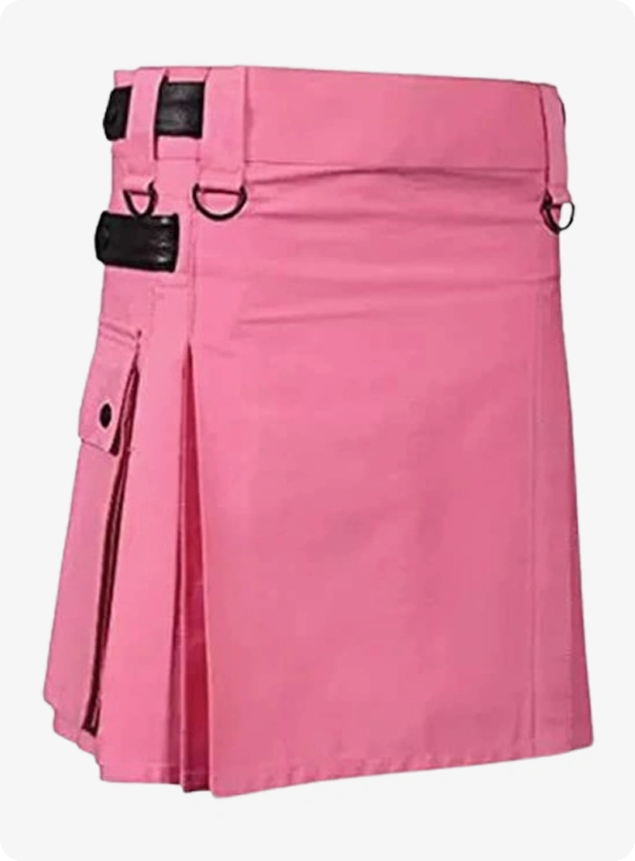 Custom Women's Pink  Utility Kilt